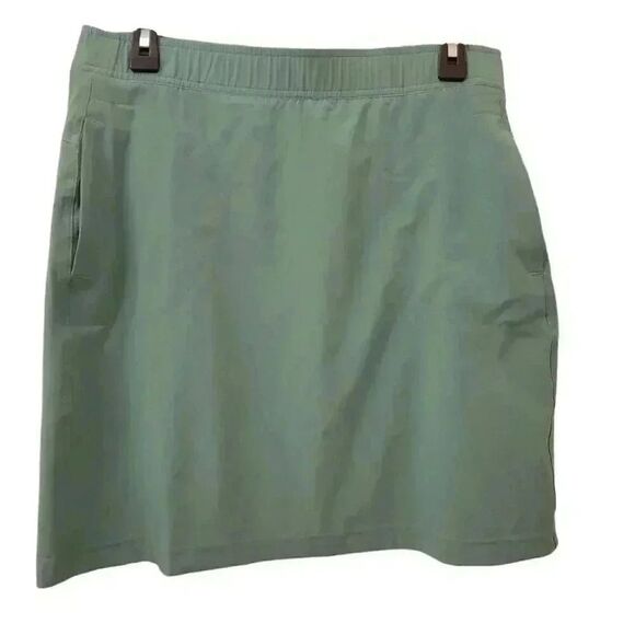 Eddie Bauer Women's Green Poly/Spandex Christine Skort - Picture 9 of 13